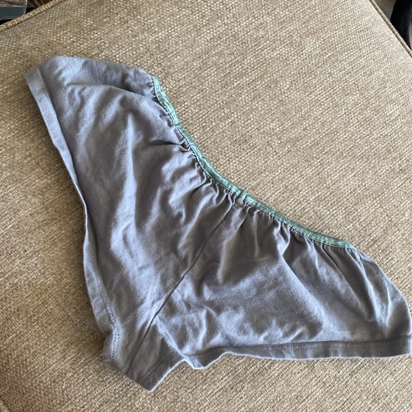 THE NUDE LABEL NUDE. Cotton culottes panty boy short boxer green olive army S - Picture 3 of 4